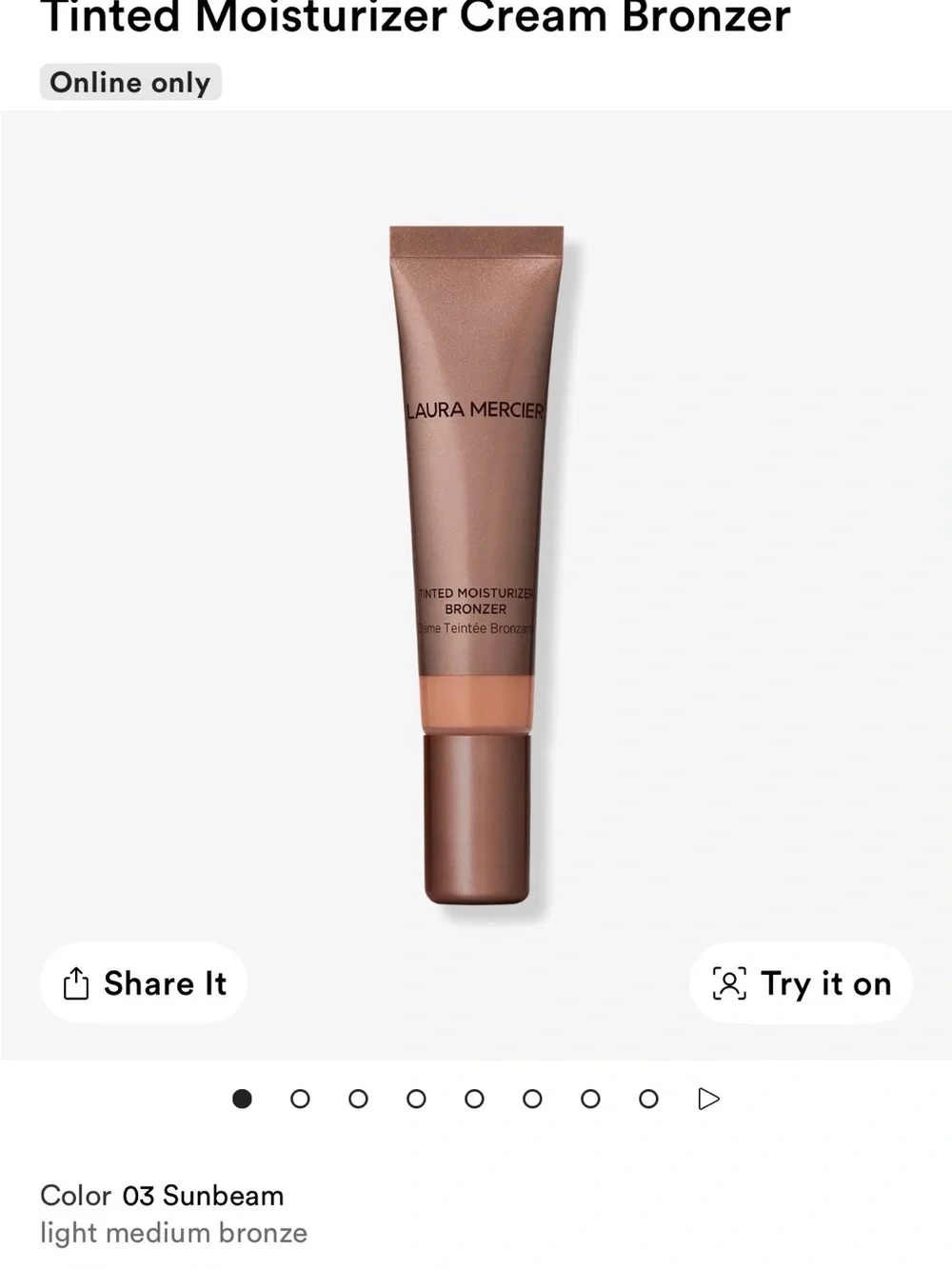 laura mercier cream bronzer- Sunbeam